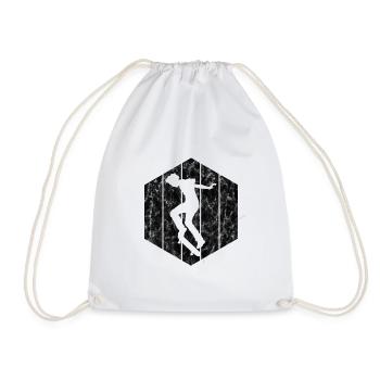Skateboard Skateboarder Skater Skate Skateing - Sac de sport léger - blanc - Devant