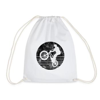 BMX Vélo Vélo Rétro Cadeau Vélo Motocross - Sac de sport léger - blanc - Devant