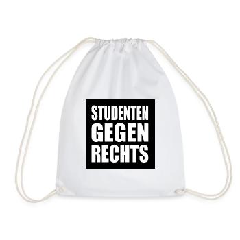 Des étudiants contre la droite - Sac de sport léger - blanc - Devant
