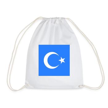 Uyghurs - Drawstring Bag - white - Front