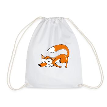 Fuchs - Turnbeutel - Weiß - Vorne