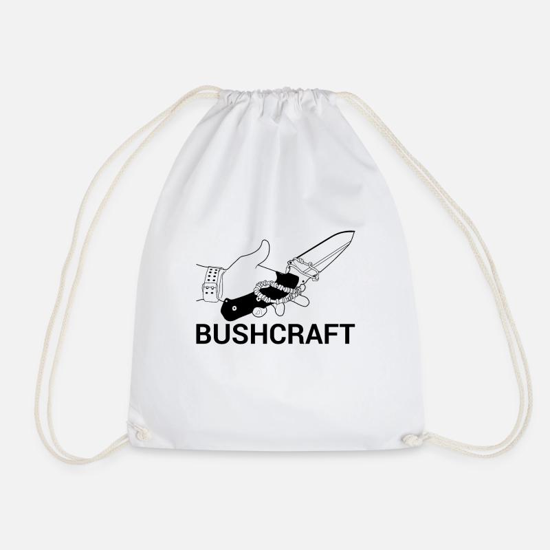 Survival-Ready #Bushcraft - Turnbeutel - Weiß