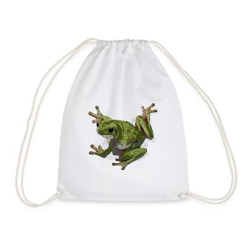 Weißer Laubfrosch - Turnbeutel - Weiß - Vorne