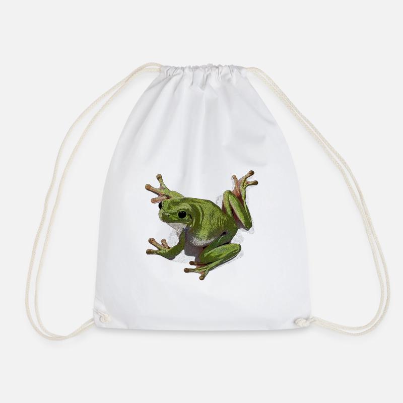 Weißer Laubfrosch - Turnbeutel - Weiß