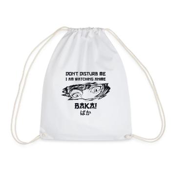 Funny Baka - Anime - Drawstring Bag - white - Front