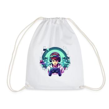 Le jeu est ma vie - Sac de sport léger - blanc - Devant