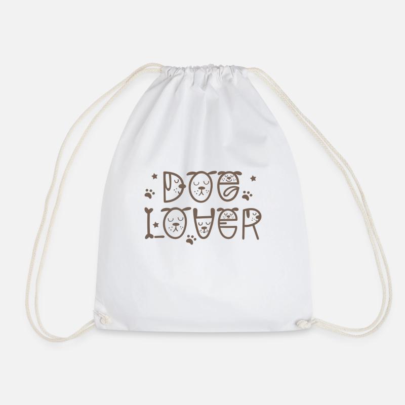 Doglover - Turnbeutel - Weiß