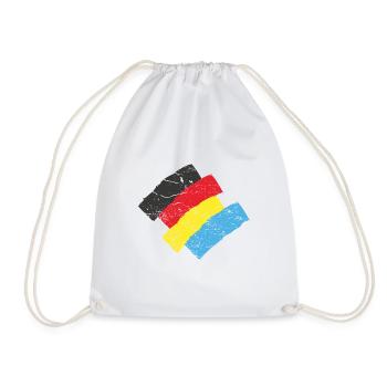 Allemagne Ukraine Solidarité - Sac de sport léger - blanc - Devant