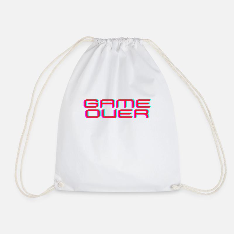 Game Over - Turnbeutel - Weiß