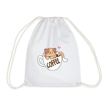 Café Ocelot - Sac de sport léger - blanc - Devant