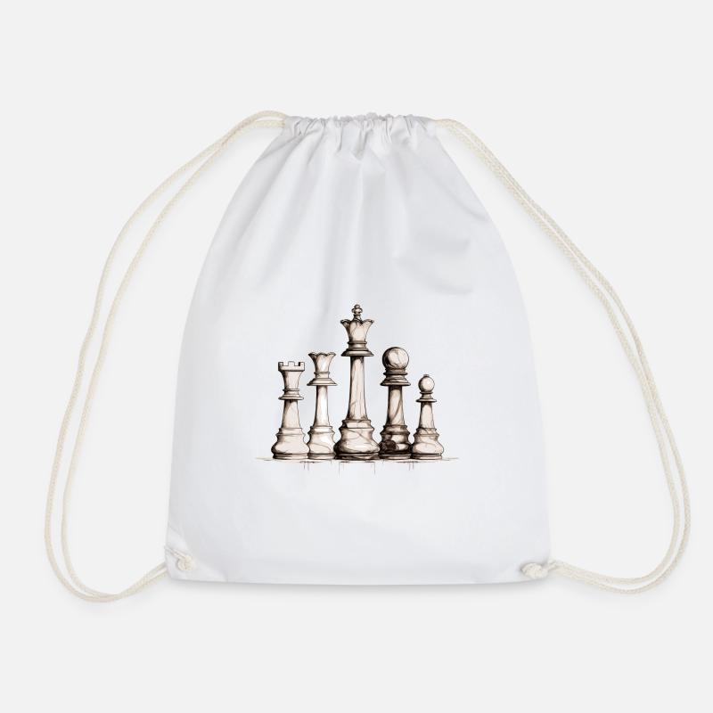 Échecs - Sac de sport léger - blanc