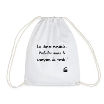 La classe mondiale... Le Dîner de cons - Culte - Sac de sport léger - blanc - Devant