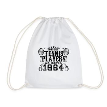 1964 tennis joueur cadeau joueur de tennis 1964 - Sac de sport léger - blanc - Devant