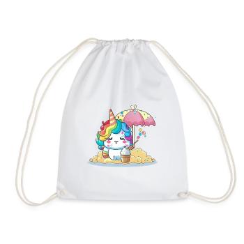 Magisches Einhorn - Sommer Edition - Turnbeutel - Weiß - Vorne