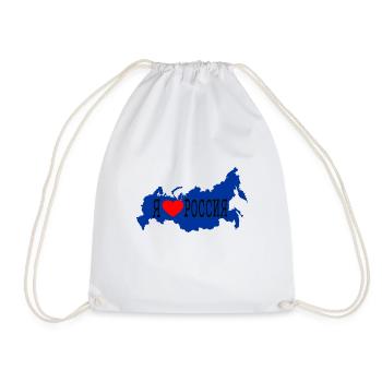Russie / Russie - Sac de sport léger - blanc - Devant