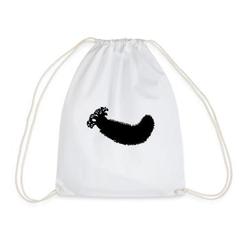 Concombre de mer océan idée cadeau plongée créatures de la mer - Sac de sport léger - blanc - Devant