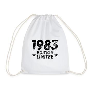 1983 Limited Edition Cadeau D'anniversaire !! - Sac de sport léger - blanc - Devant