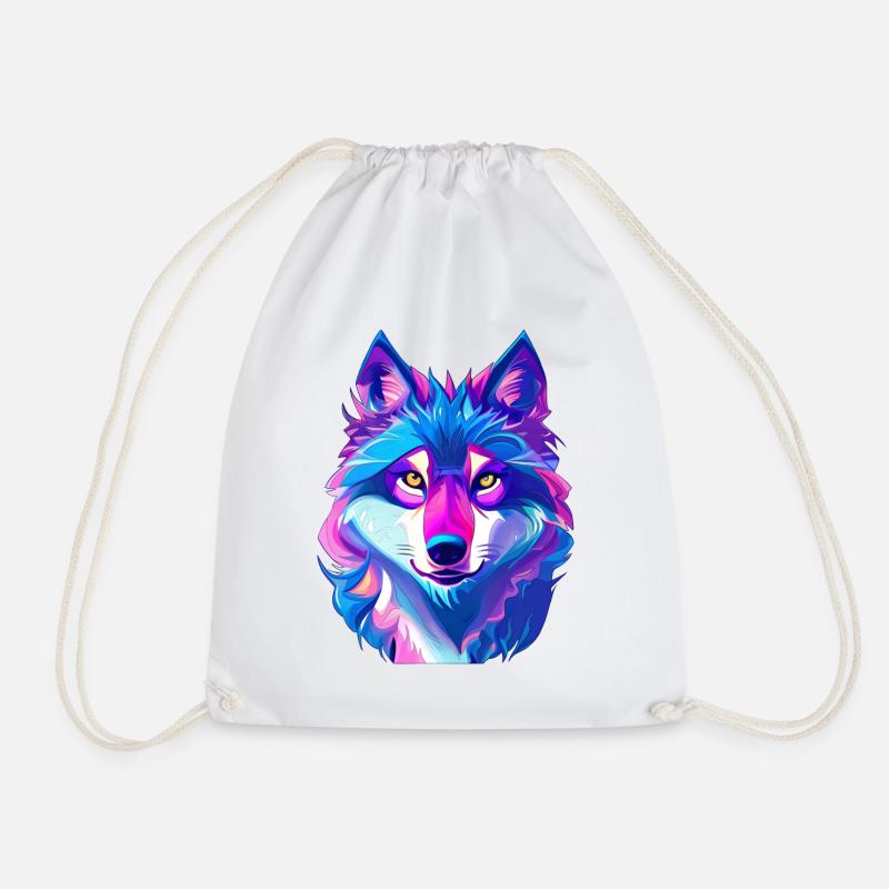 Wolf - Turnbeutel - Weiß
