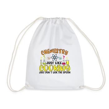 La chimie, c’est comme la cuisine - Sac de sport léger - blanc - Devant