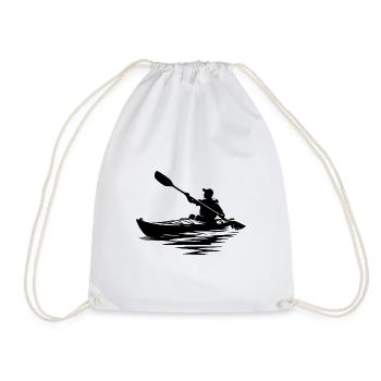Kayak Boat Club pour des excursions en eau vive - Sac de sport léger - blanc - Devant