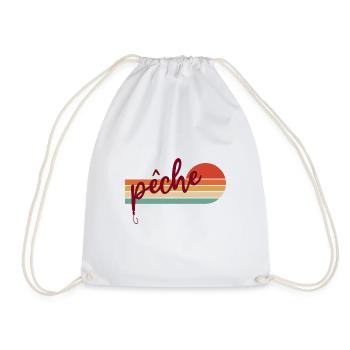 pêche | la pêche - Sac de sport léger - blanc - Devant