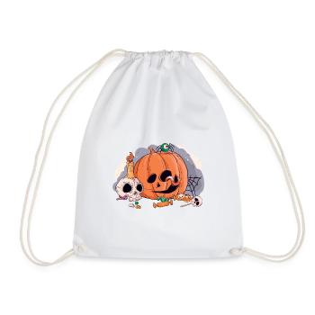 Halloween Freak Horror Scary Zombie - Turnbeutel - Weiß - Vorne