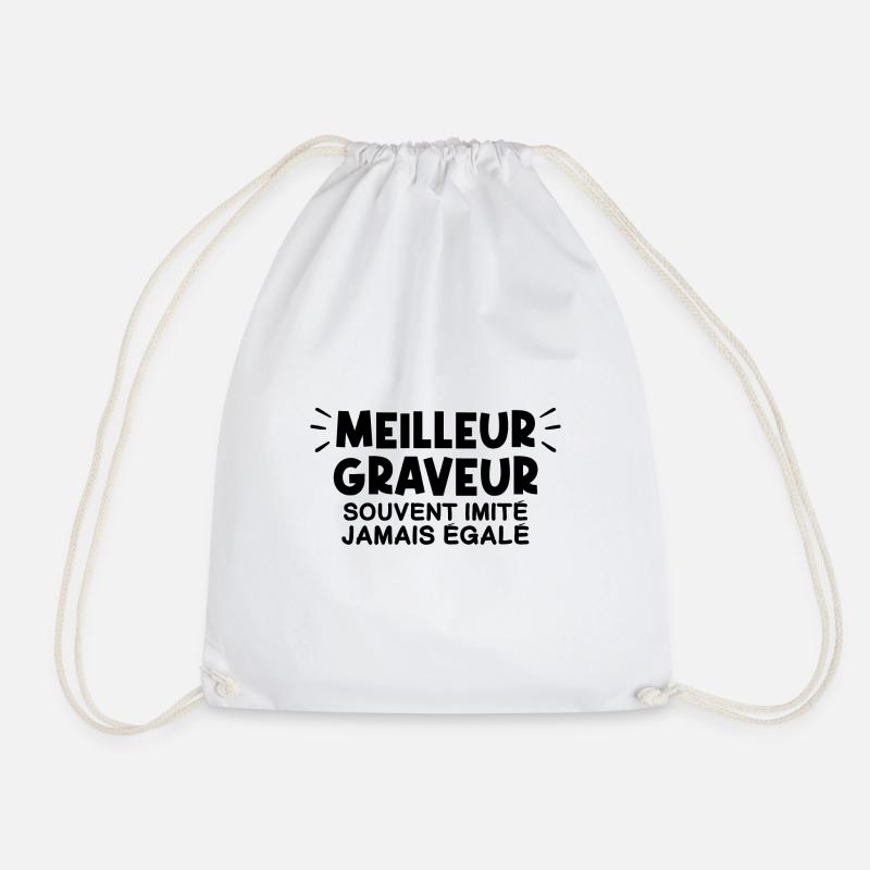 Graveur | Je suis le meilleur Graveur - Sac de sport léger - blanc