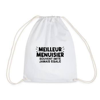 Menuisier | Je suis le meilleur Menuisier !! - Sac de sport léger - blanc - Devant