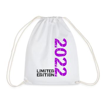 2022 Limited Edition Birthday Gift Decoration - Drawstring Bag - white - Front