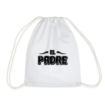 Homme El Padre Fête des pères Papa Dad Mon père - Sac de sport léger - blanc - Devant