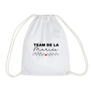 Team de la mariée - Sac de sport léger - blanc - Devant
