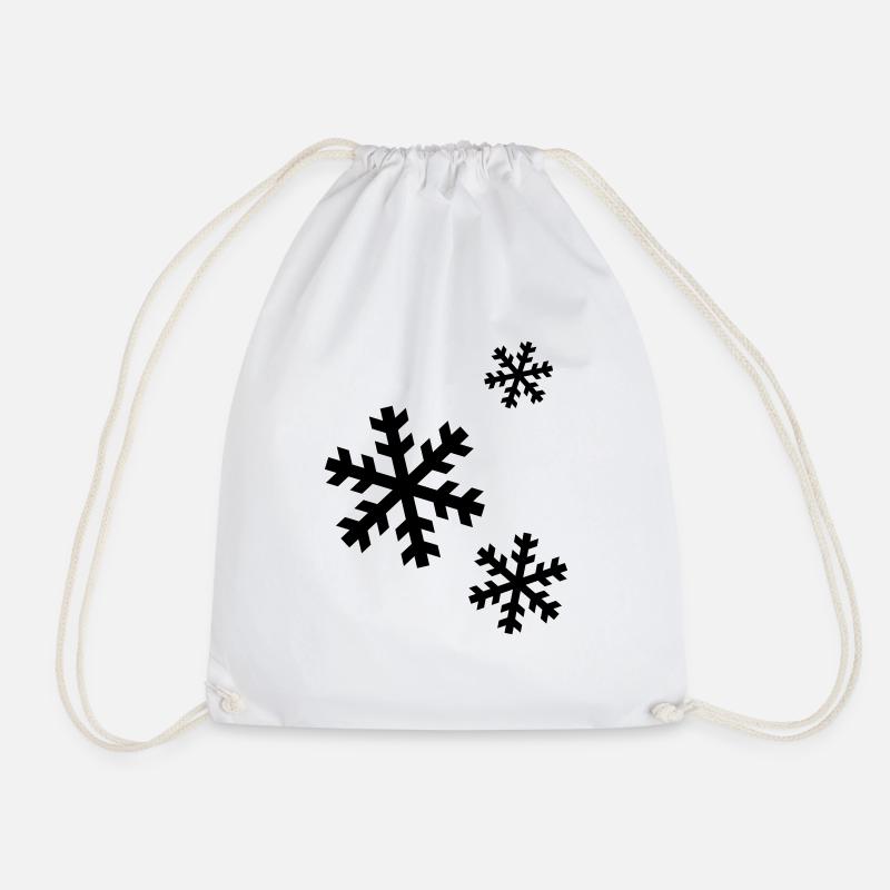 neige / neige - Sac de sport léger - blanc