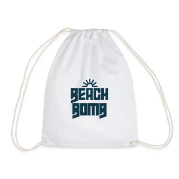 Vacation women beach / gift idea / summer sun - Drawstring Bag - white - Front