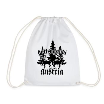 Hüttengaudi Austria - Turnbeutel - Weiß - Vorne
