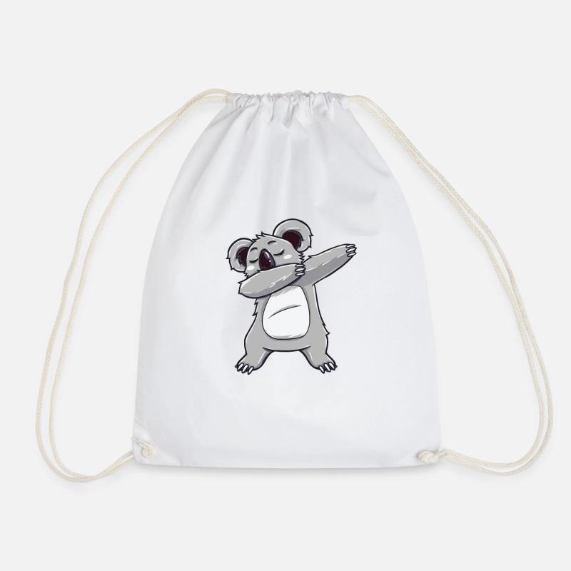 Dabbing dab Koala Bär Dab Geschenk Geburtstag - Turnbeutel - Weiß