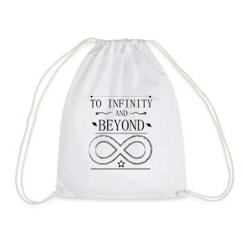 Bis zur Unendlichkeit und noch viel weiter - Turnbeutel - Weiß - Vorne