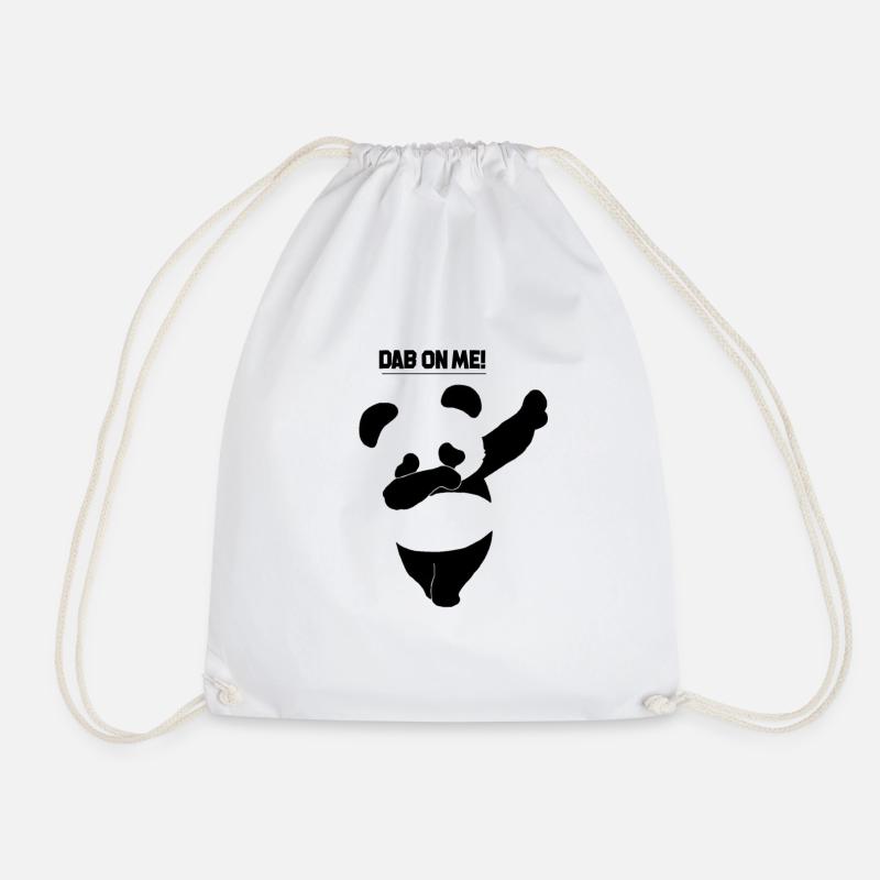 Do it on me - Drawstring Bag - white