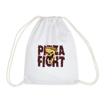 Pizza Fight - Turnbeutel - Weiß - Vorne
