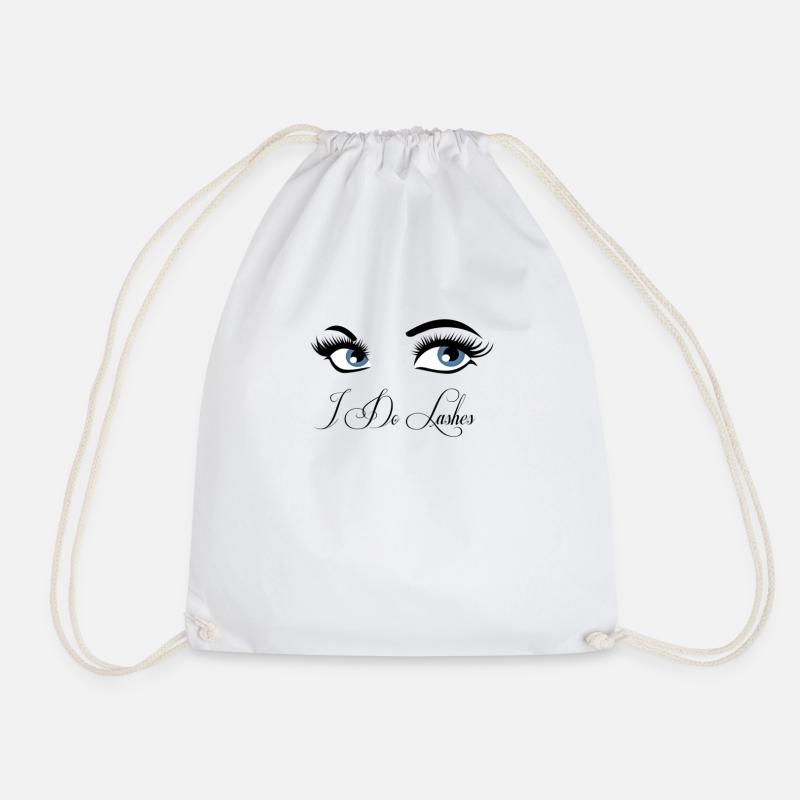 i do lashes - Turnbeutel - Weiß