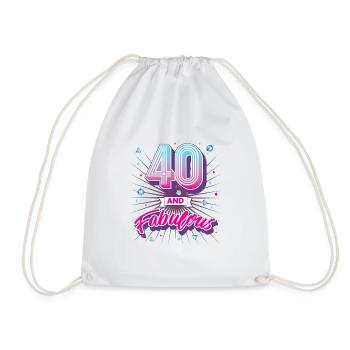 40 ans 40 anniversaire 1978 Cadeau - Sac de sport léger - blanc - Devant