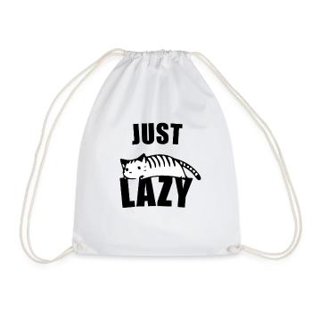 Juste un chat paresseux - Sac de sport léger - blanc - Devant