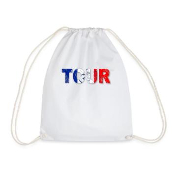 2018 - Drawstring Bag - white - Front