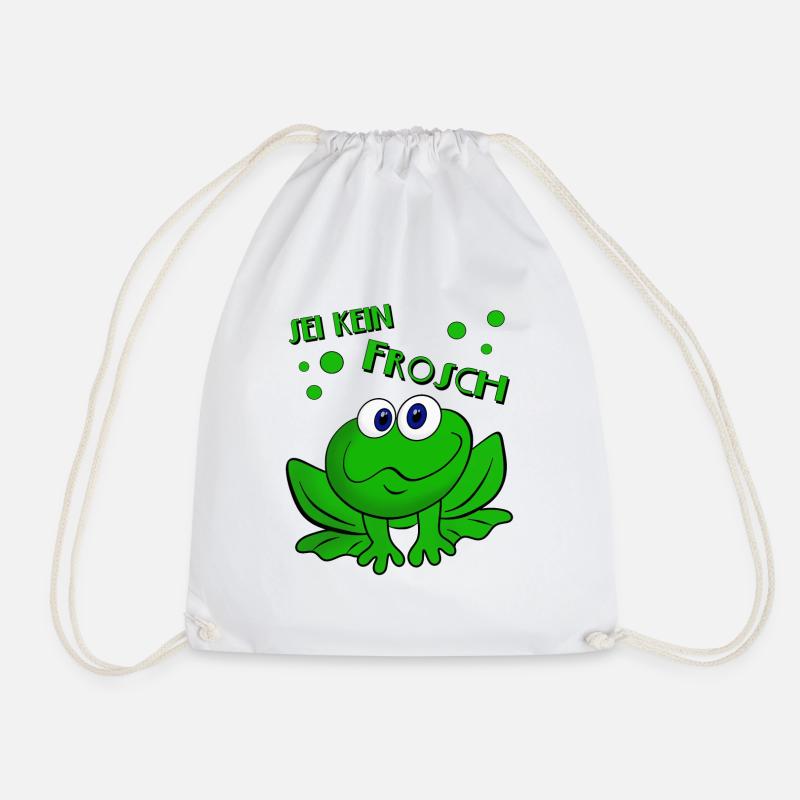 Ne sois pas une grenouille - Sac de sport léger - blanc