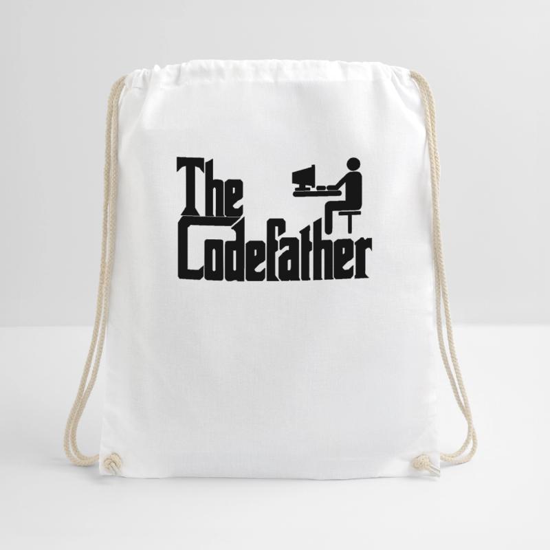 The Codefather Programmierer PC Coding Geschenk Turnbeutel
