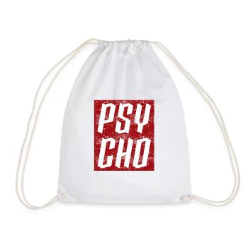 Psycho Entwurf - Turnbeutel - Weiß - Vorne