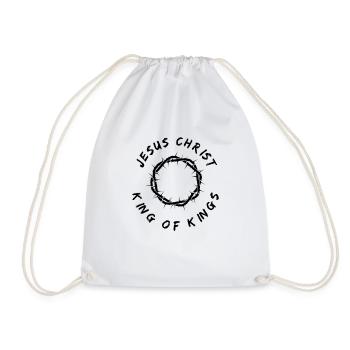 Chemise du roi des rois de Jésus-Christ - Sac de sport léger - blanc - Devant