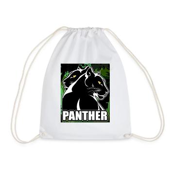 Panther - Turnbeutel - Weiß - Vorne