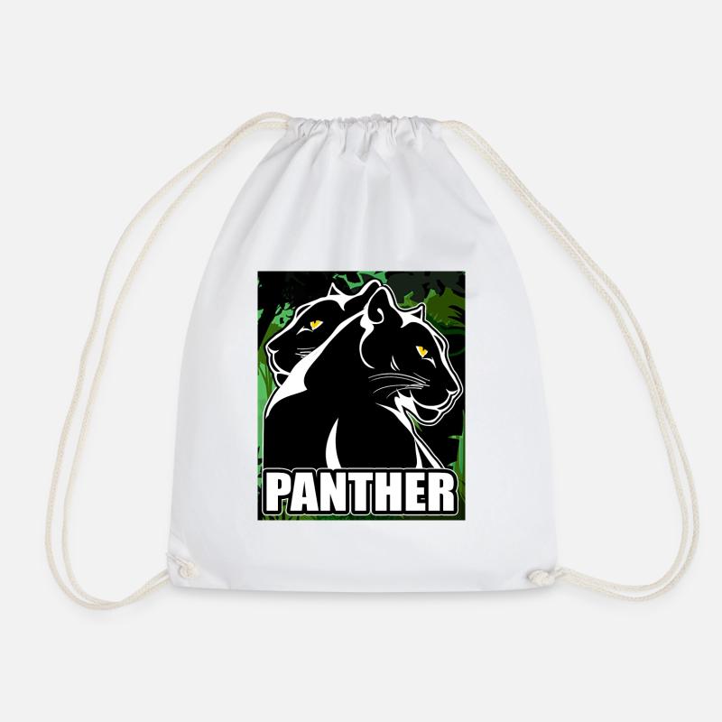 Panther - Turnbeutel - Weiß