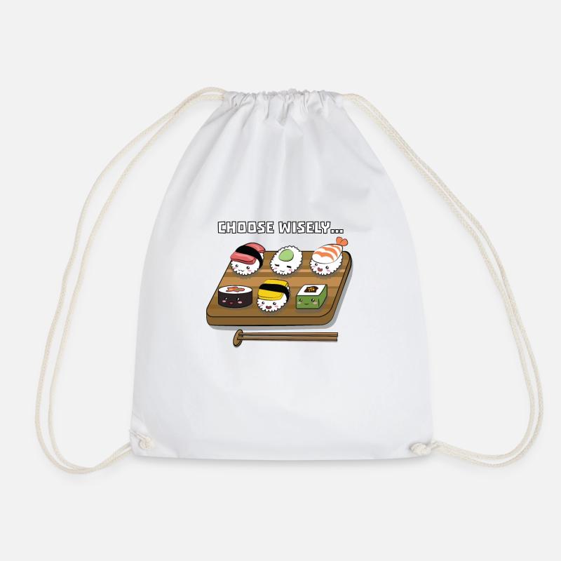Sélection de sushi - Sac de sport léger - blanc