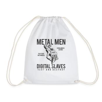 Metal Men - Turnbeutel - Weiß - Vorne